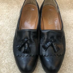 Salvatore Ferragamo Kiltie Tassel Wingtip Loafers